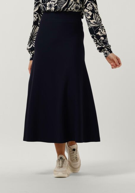 Dunkelblau VANILIA Midirock DOUBLE PUNTO MIDI SKIRT - large