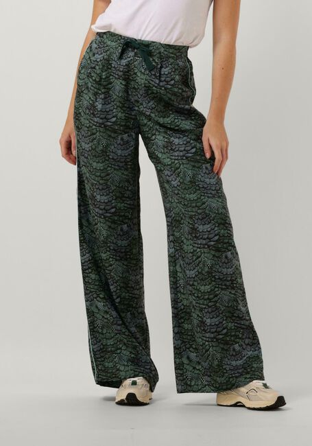 Grüne SCOTCH & SODA Weite Hose ELENI HIGH-RISE WIDE LEG PYJAMA PANT - large
