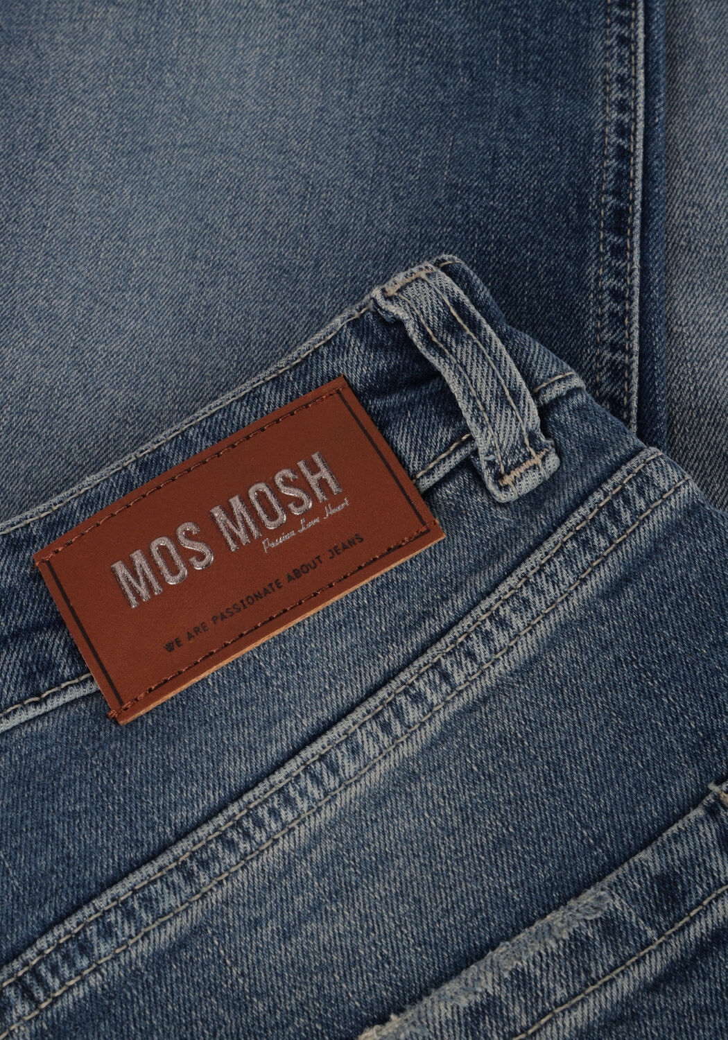 Blaue MOS MOSH Wide jeans RELEE KESSEL JEANS - large