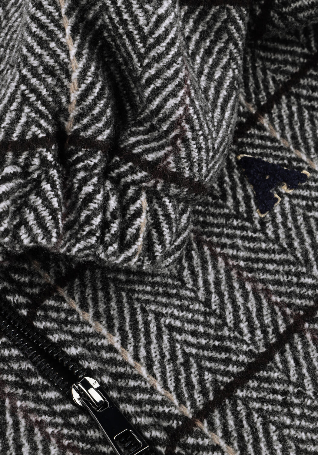 Graue ANOTHER LABEL Jack SARAH CHECK JACKET - large