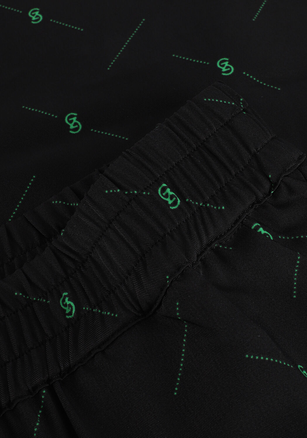 Schwarze GESTUZ Weite Hose HANNIE HW PANTS - large