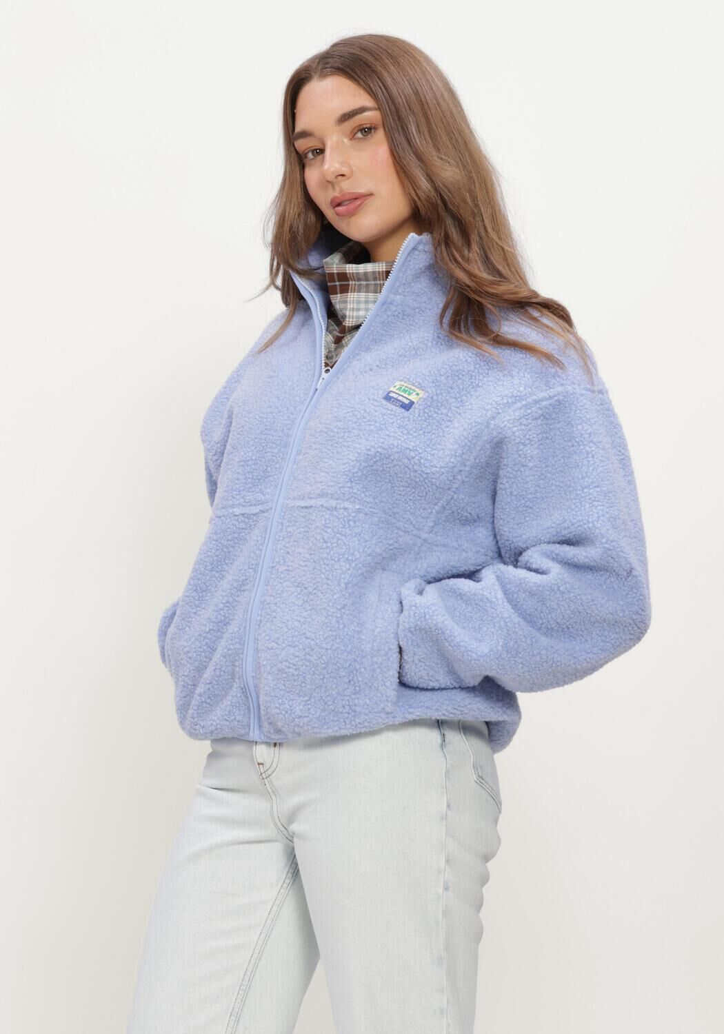 Blaue AMERICAN VINTAGE Strickjacke HOKTOWN - large