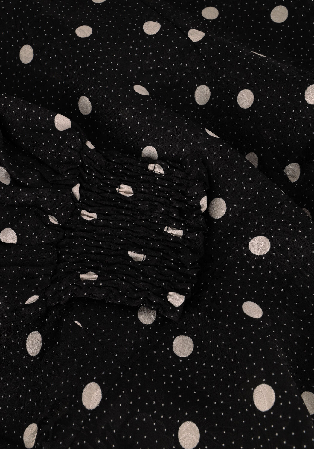 Schwarze NEO NOIR Blusen MERRY RETRO DOT BLOUSE - large