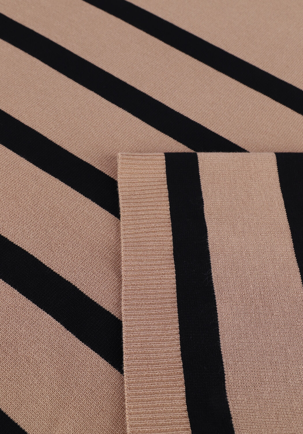 Camelfarbene NEO NOIR Pullover ENA STRIPE KNIT BLOUSE - large