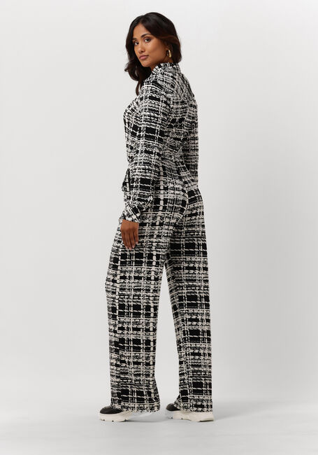 Schwarze VANILIA Jumpsuit DUO CHECK JUMPSUIT - large