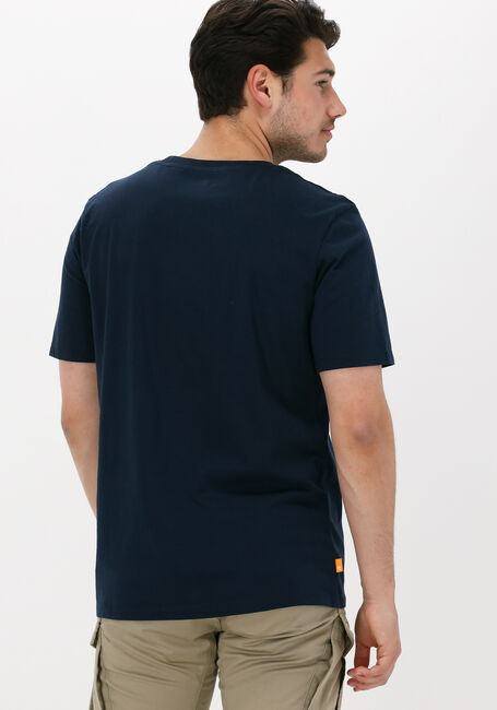 Dunkelblau TIMBERLAND T-shirt SS TREE LOGO SEASONAL CAMO TEE - large