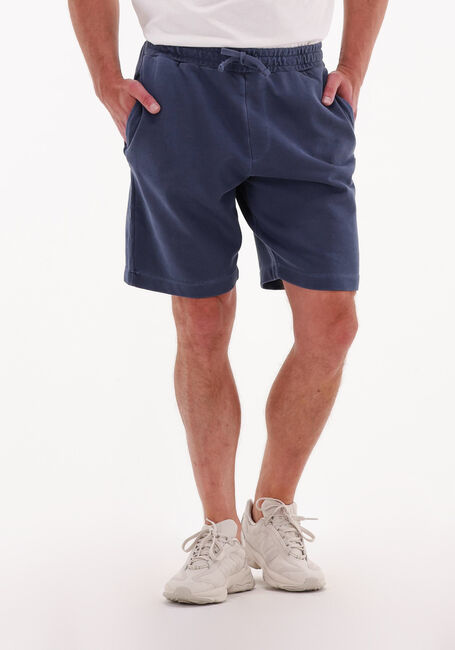 Dunkelblau LYLE & SCOTT Kurze Hose PIGMENT DYE SWEATSHORT MEN - large