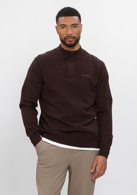 Braune PURE PATH Pullover LIGHT WEIGHT HIDDEN HALF-ZIP - large