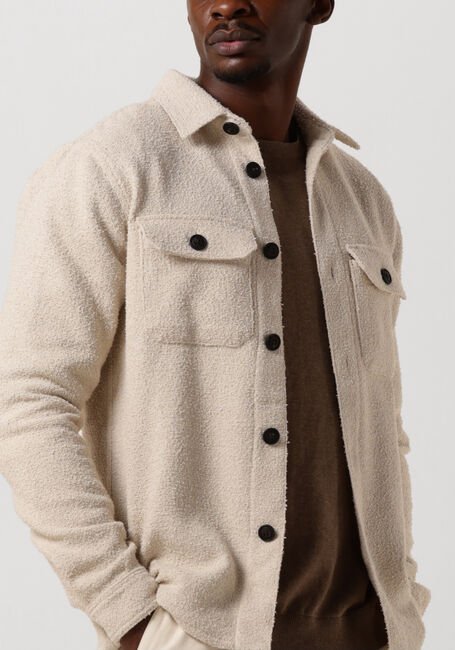 Beige PROFUOMO Overshirt OVERSHIRT BOUCLE - large