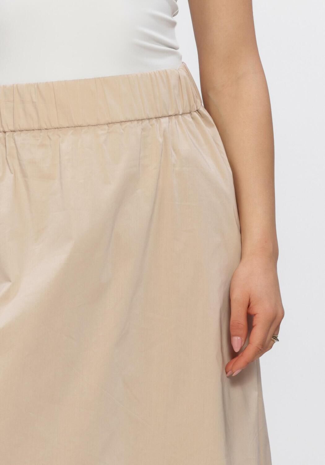 Sand NEO NOIR Midirock YARA LONG POPLIN SKIRT - large