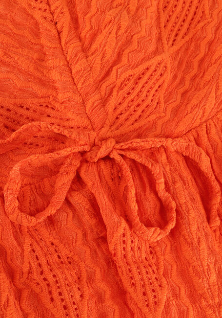 Orangene COLOURFUL REBEL Minikleid ZORAH BRODERIE DRESS - large
