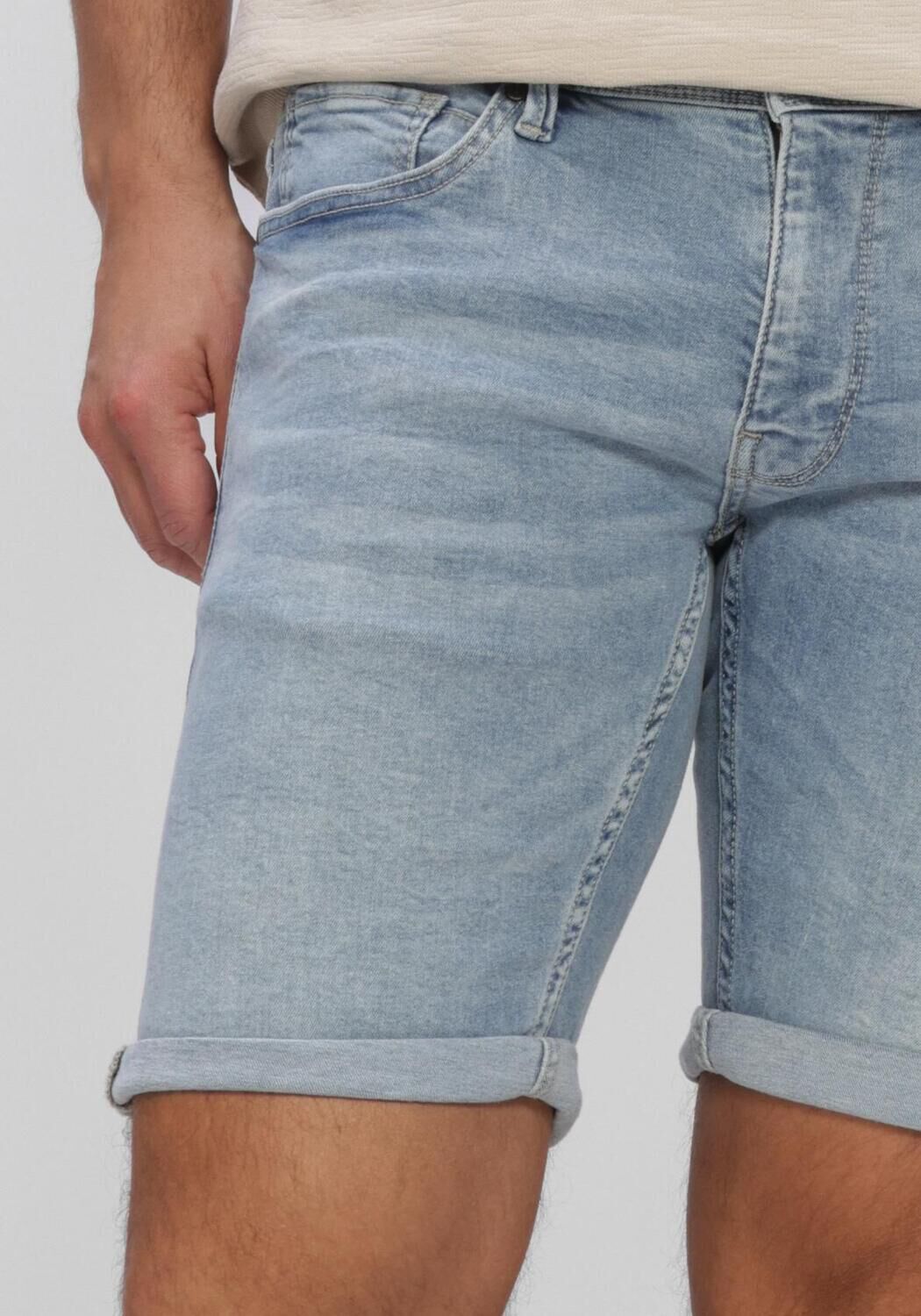 Blaue PURE PATH Kurze Hosen THE STEVE SKINNY FIT SHORT - large