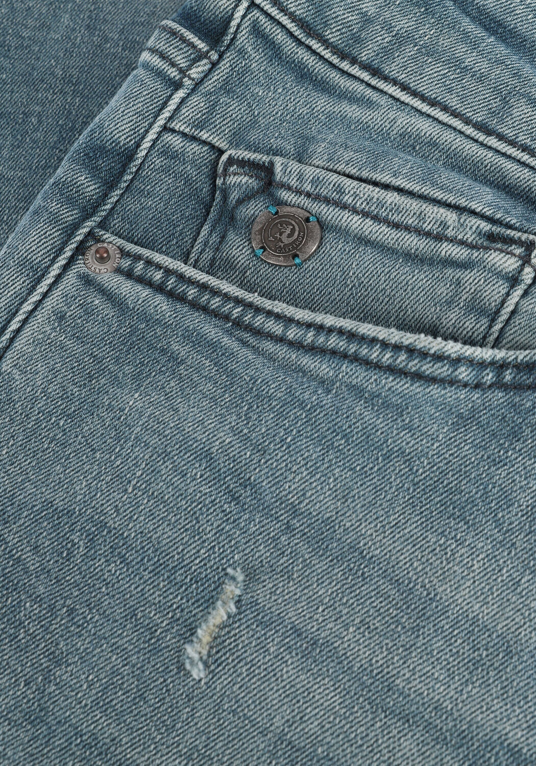 Dunkelblau CAST IRON Slim fit jeans RISER SLIM GREEN CAST - large