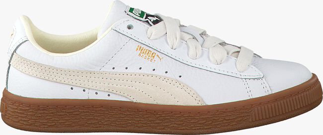 Weiße PUMA Sneaker low BASKET CLASSIC GUM DELUXE PS - large