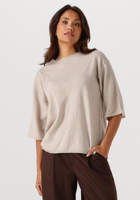 Beige KNIT-TED Top MER - large