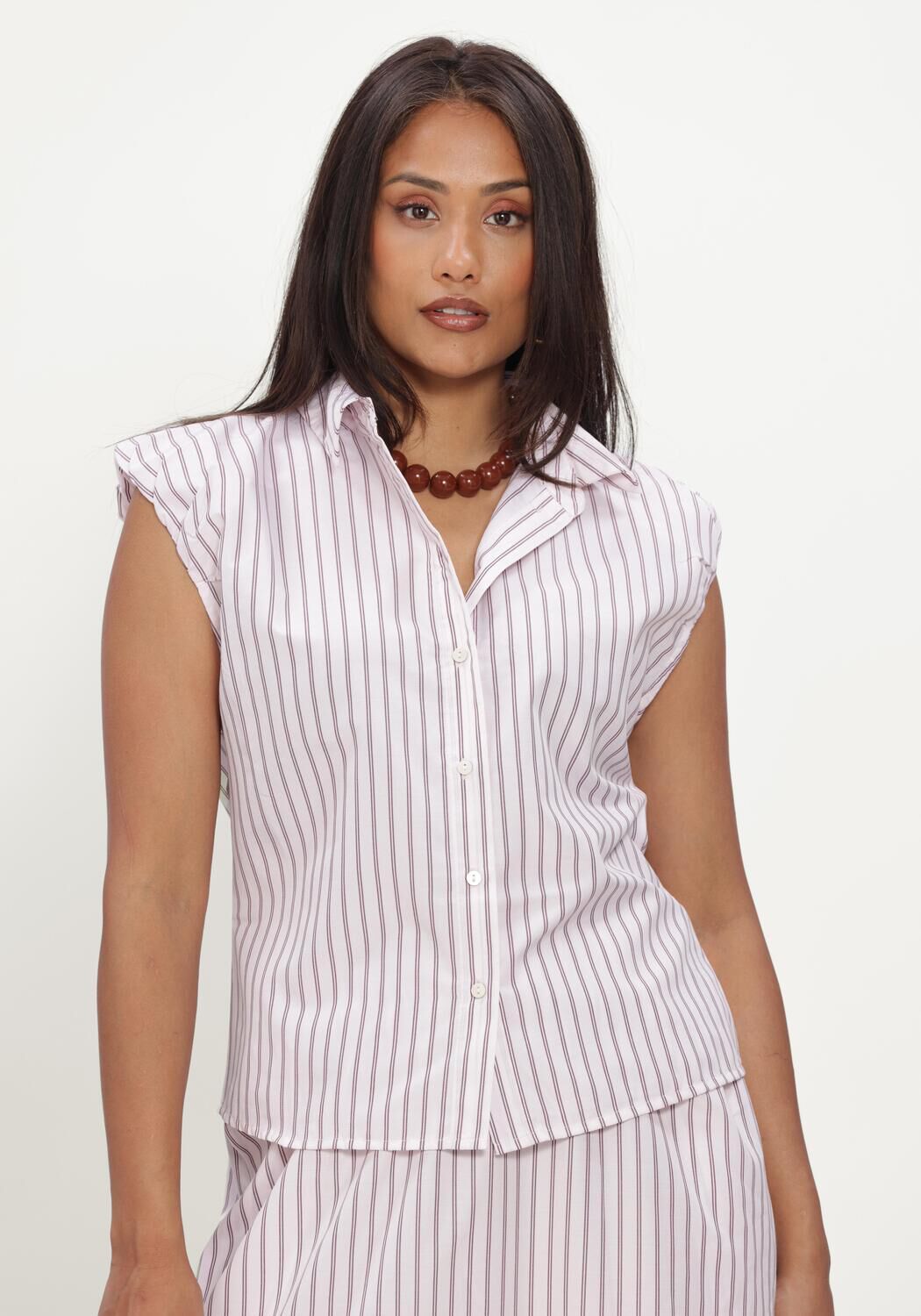 Rosane NEO NOIR Tops & T-shirts ISELLA DOUBLE STRIPE TOP - large