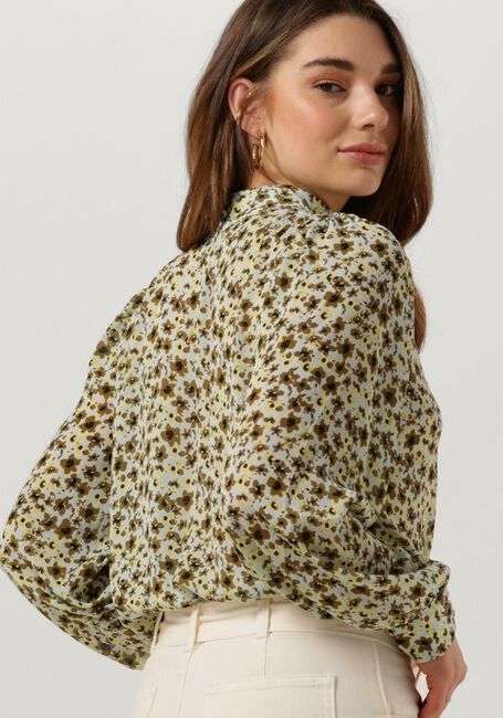 Grüne MSCH COPENHAGEN Blusen ADALIA RIKKELIE TOP AOP - large