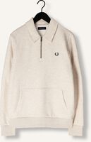 Nicht-gerade weiss FRED PERRY Pullover HALFZIP FLEECE BACK SWEATSHIRT Nicht-gerade weiss FRED PERRY Pullover HALFZIP FLEECE BACK SWEATSHIRT - medium