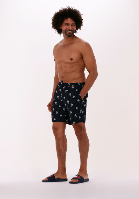 Blaue SCOTCH & SODA Badehosen RECYCLED POLYESTER EMBROIDERED SWIMSHORT - large