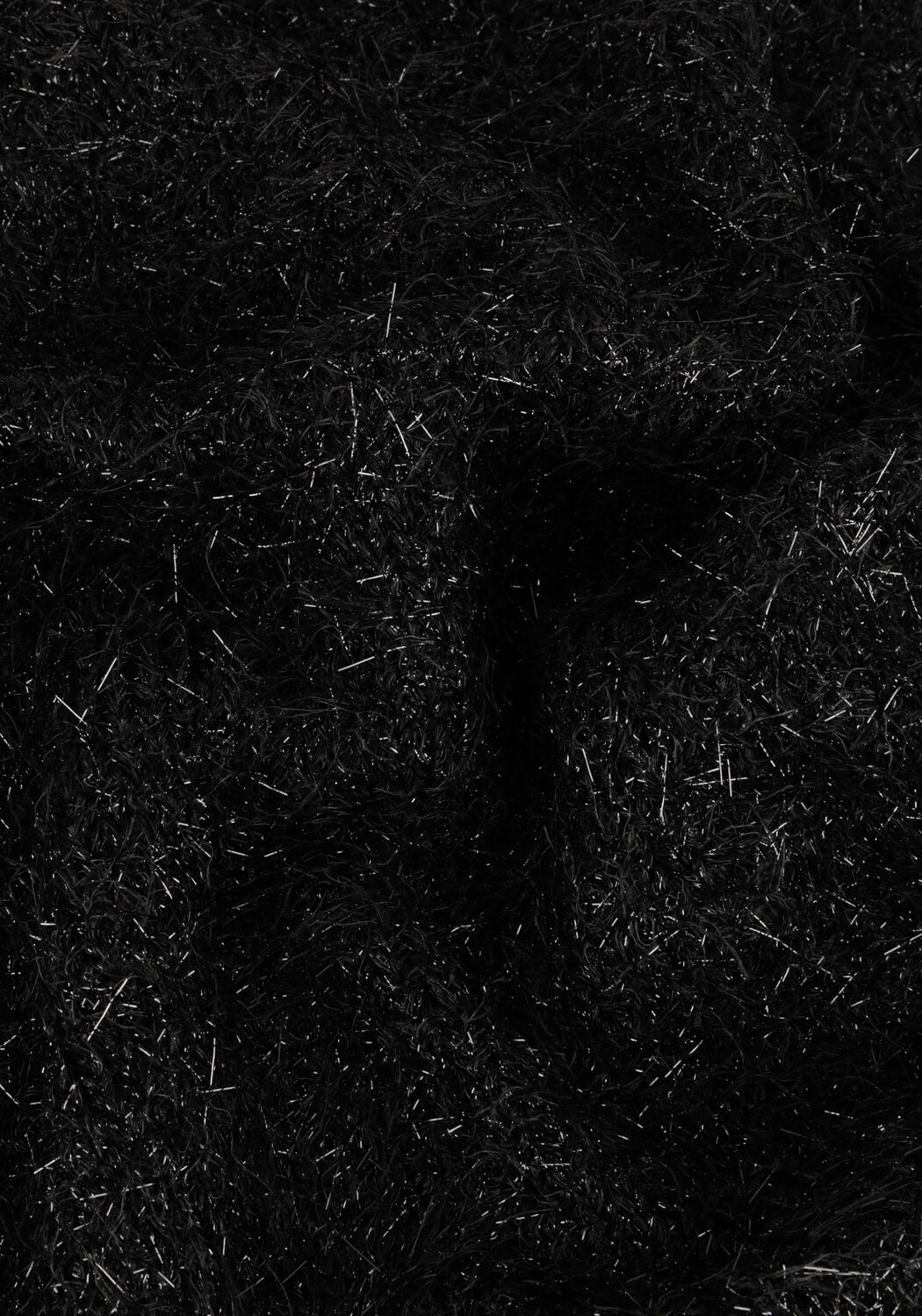 Schwarze ANOTHER LABEL Pullover JACKY KNITTED PULL - large