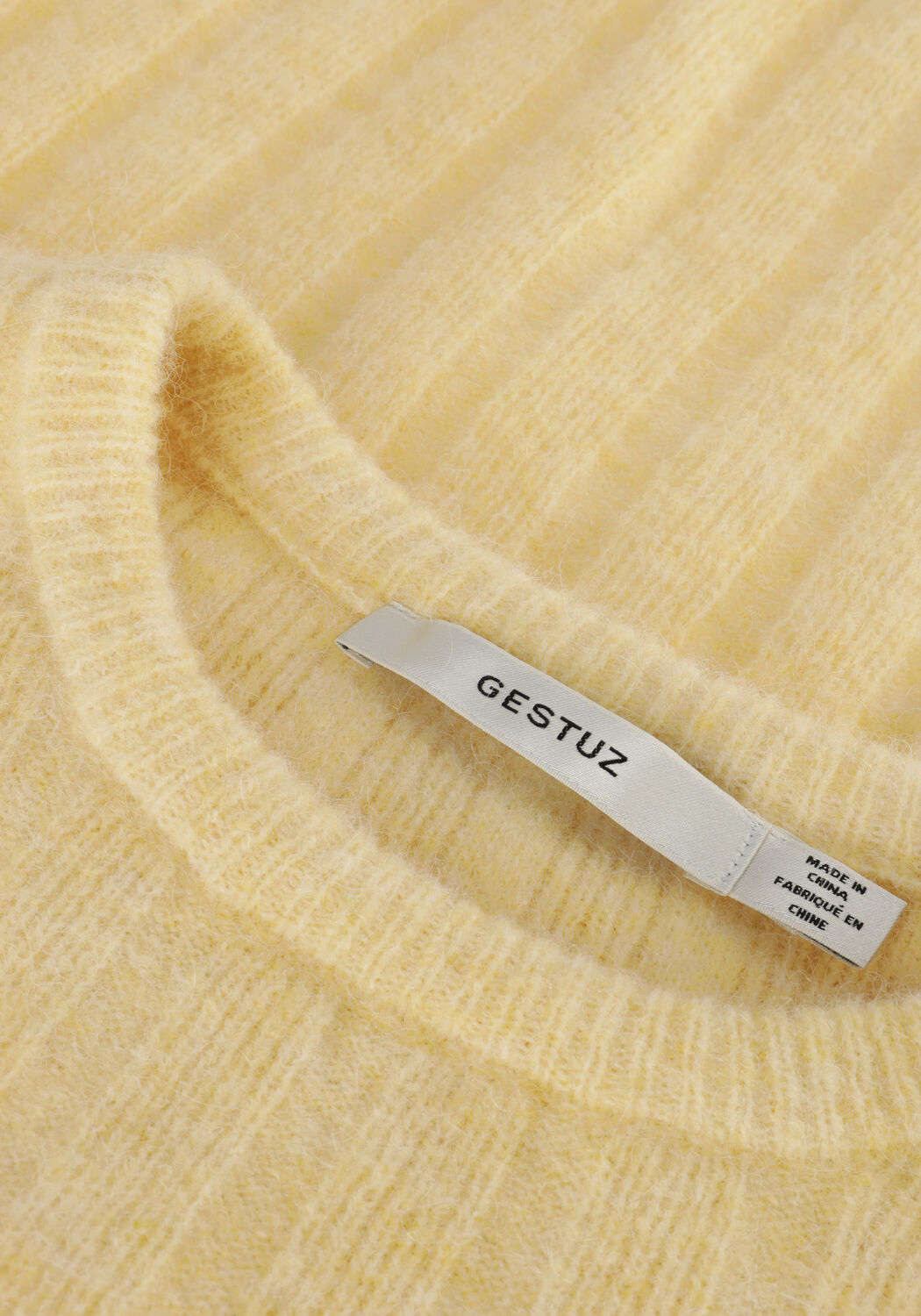 Gelbe GESTUZ Pullover ALPHA TEE - large