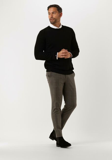 Schwarze VANGUARD Pullover R-NECK 100% MERINO WOOL EXTRAFINE - large