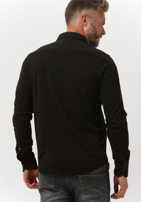 Schwarze DSTREZZED Casual-Oberhemd KIRK SHIRT MELANGE PIQUE - large