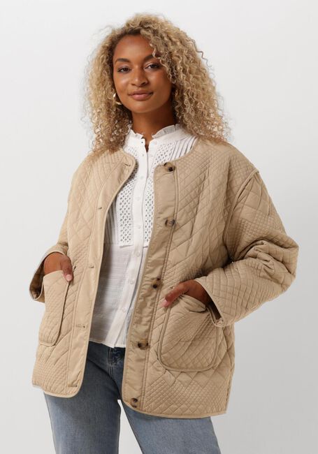 Braune Y.A.S. Wattierte Jack YASLAURIE LS PADDED JACKET S. - large