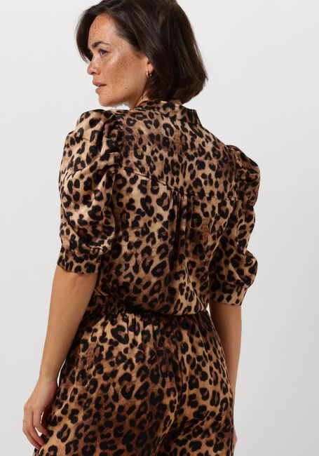Braune NEO NOIR Blusen ROELLA LEO BLOUSE - large