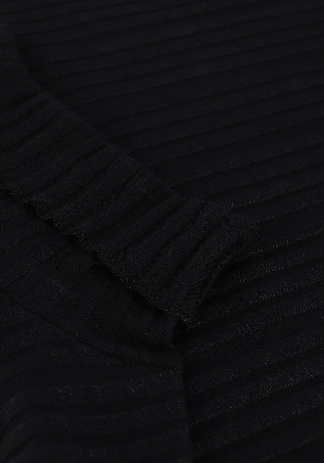 Schwarze BY-BAR Pullover BASIC ROLLNECK RIB - large