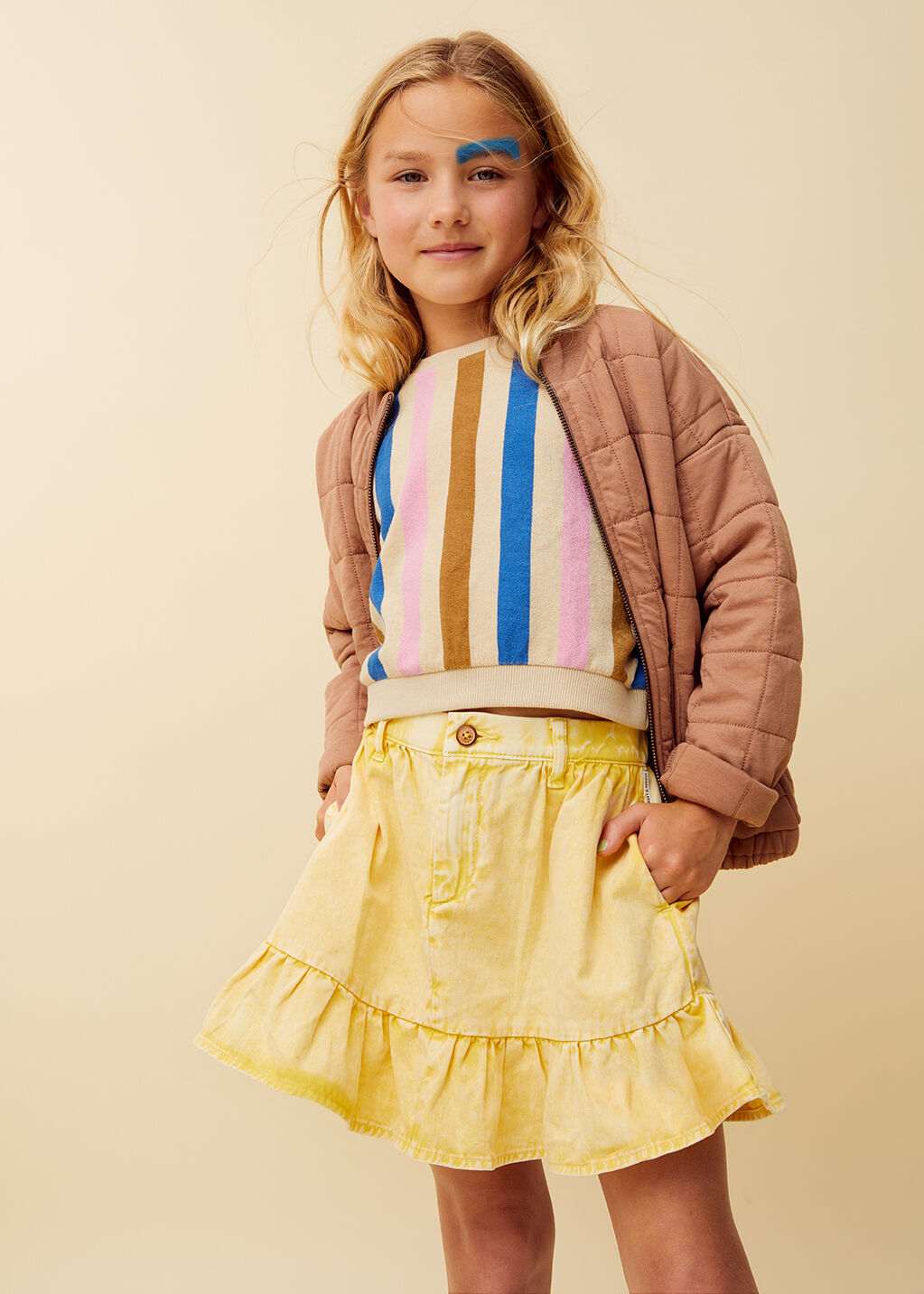 Sproet & Sprout Minikleid DENIM PEPLUM SKIRT - large