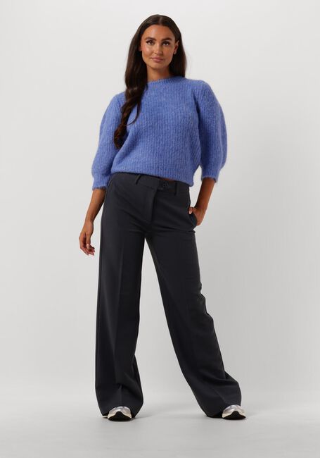 Blaue CO'COUTURE Pullover CORALIE BOW RIB KNIT - large