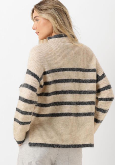 Sand SECOND FEMALE Pullover OVALIS KNIT T-NECK - large