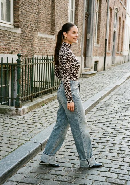 Mehrfarbige/Bunte CATWALK JUNKIE Top LEOPARD LONG SLEEVE - large