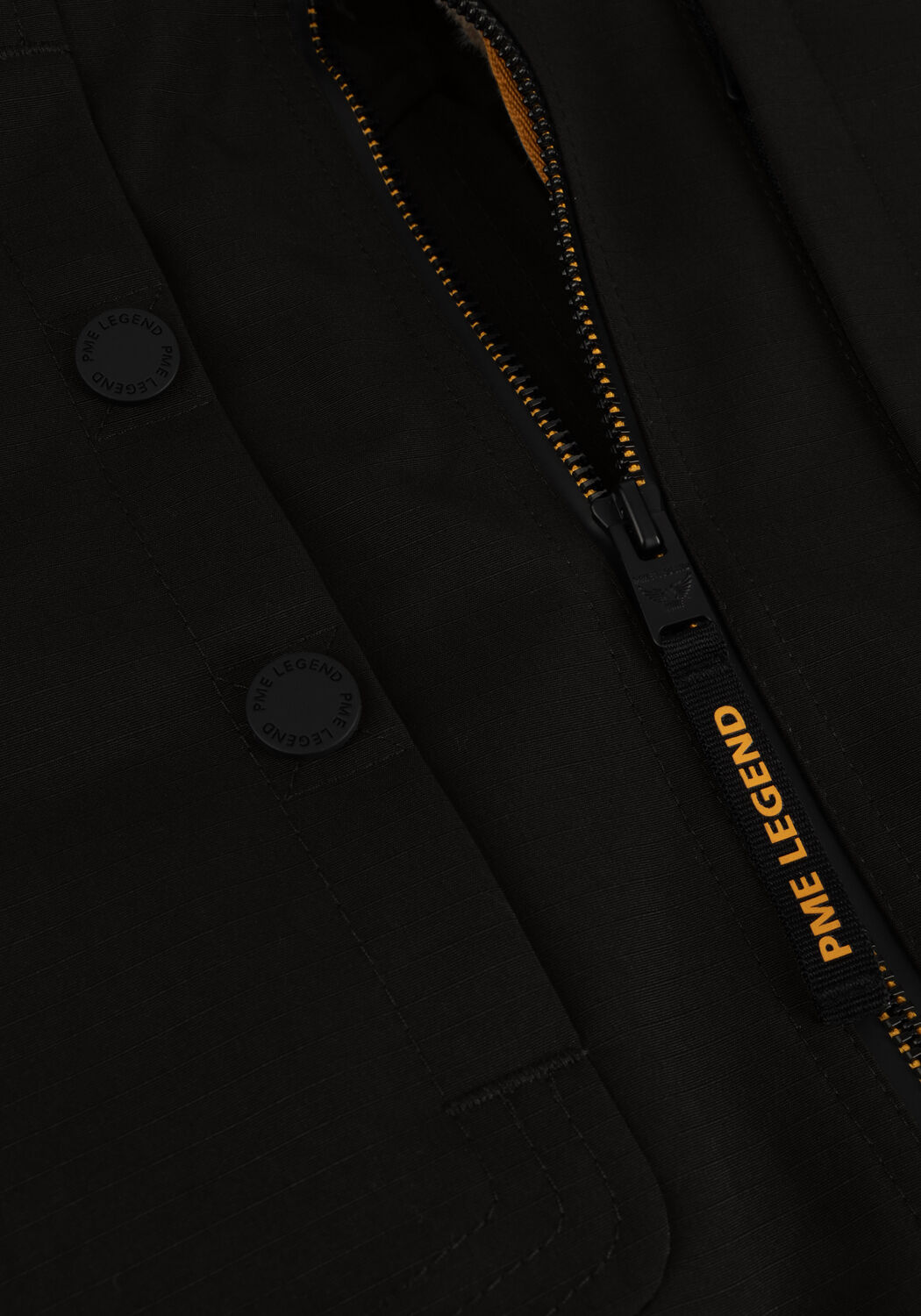 Schwarze PME LEGEND Parkas SEMI LONG JACKET SNOWPACK ICON 2.0 TRAIL RIPSTOP - large