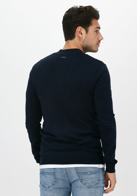Dunkelblau PUREWHITE Pullover ESSENTIAL KNIT HALF ZIP LS - large
