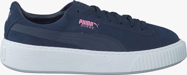Blaue PUMA Sneaker SUEDE PLATFORM JR - large