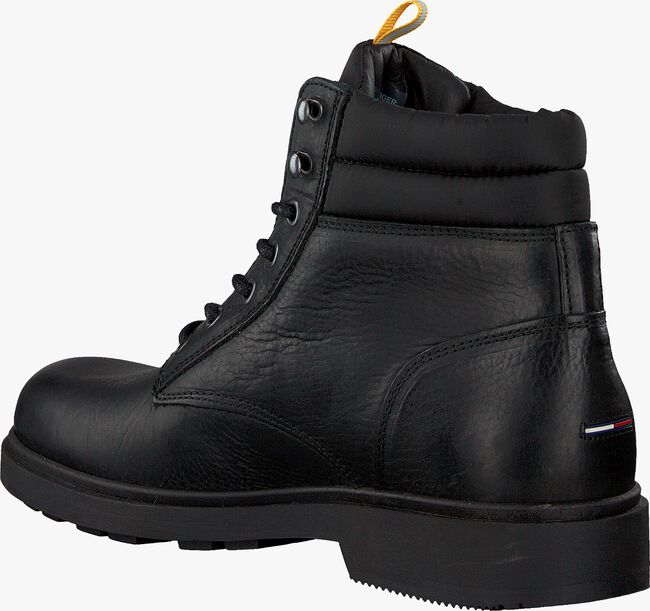 Schwarze TOMMY HILFIGER Schnürboots CASUAL BOOT - large