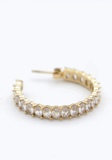 Goldfarbig NOTRE-V Ohrringe EARRING STRASS - large