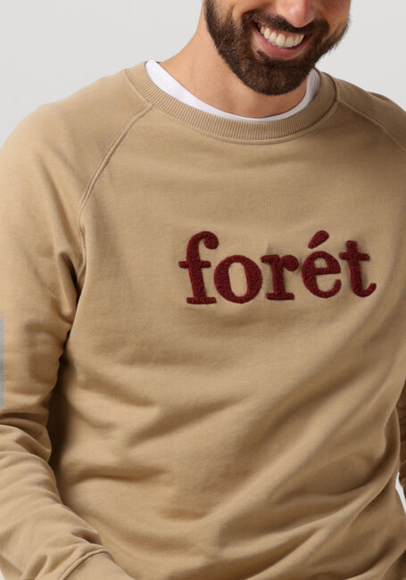 Beige FORÉT Sweatshirt SPRUCE SWEATSHIRT - large