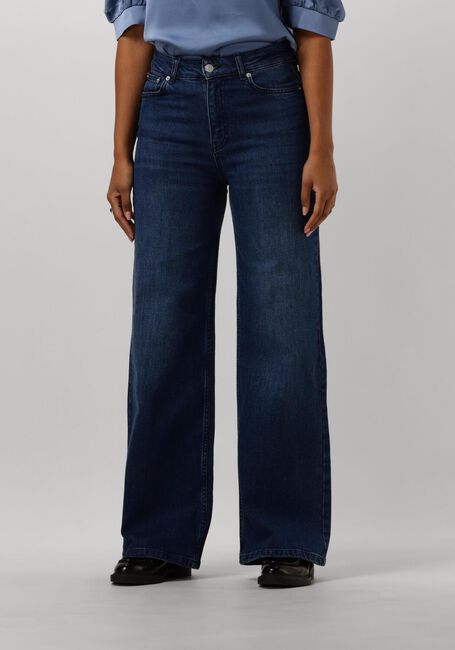 Blaue NEO NOIR Wide jeans CARLA DENIM PANTS - large