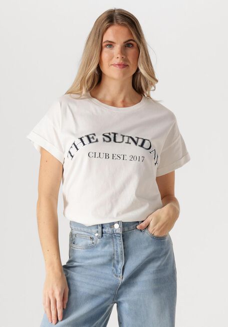 Weiße NUKUS T-shirt MEIKE SHIRT THE SUNDAY - large