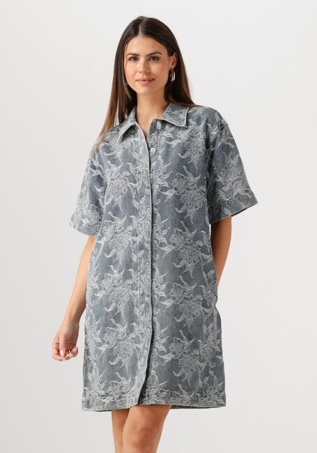 Graue Y.A.S. Maxikleid YASFLAMERA SS DENIM SHIRT DRESS - large