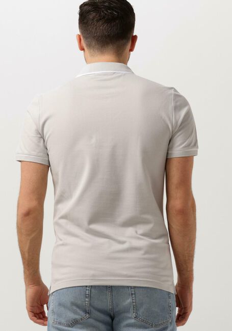 Hellgrau CALVIN KLEIN Polo-Shirt TIPPING SLIM POLO - large