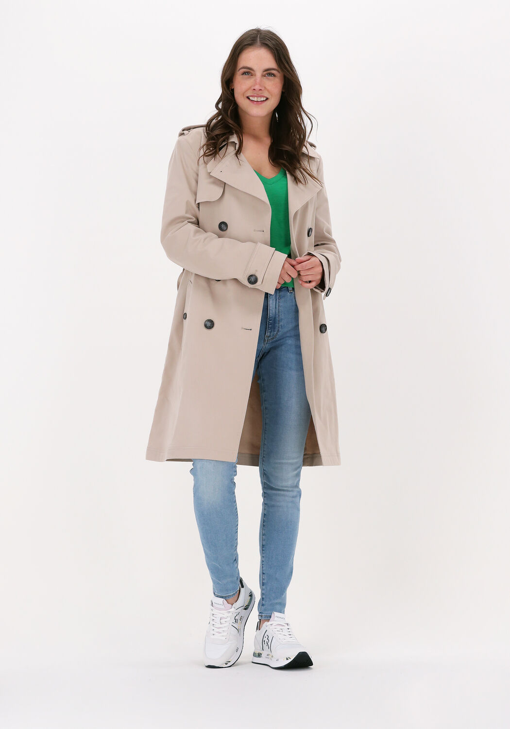 Sand trench coat on sale