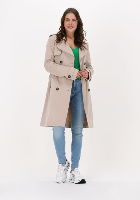 Sand BEAUMONT Mäntel TRENCH COAT COTTON TWILL - large