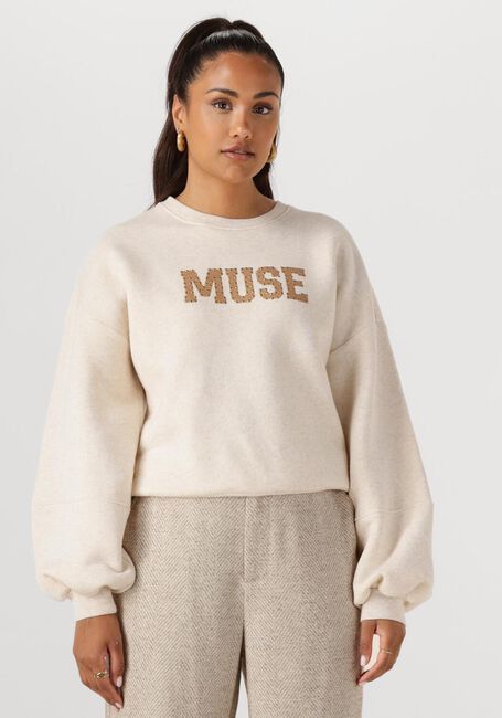 Beige NUKUS Sweatshirt MUSE PULLOVER - large