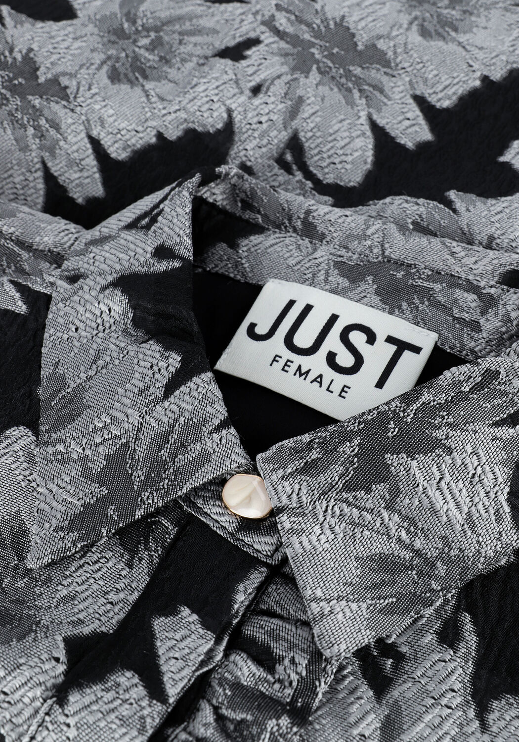 Graue JUST FEMALE Blusen PAM SHIRT - large