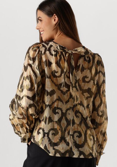 Mehrfarbige/Bunte SUMMUM Blusen TOP ETHNIC PRINT - large