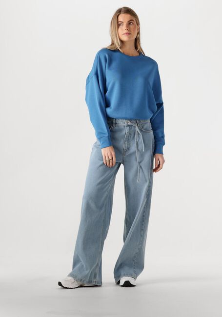 Blaue MSCH COPENHAGEN Pullover MSCHDALVINA IMA Q SWEATSHIRT - large